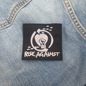 Rise Against Fist Heart Logo Patch – Iron-On