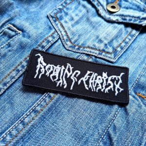 Rotting Christ | Greek Black Metal Band | Sakis Tolis | Embroidered Patch Badge Applique Iron on | Trendy | DIY | Decorative | Collectible