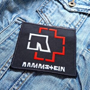 Rammstein Dual Logo Emblem Patch Iron-On