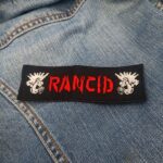Rancid Punk Logo Patch with Mohawk Skulls – Iron-On
