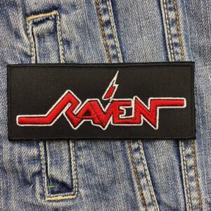 Raven | British Heavy Metal Band | John Gallagher | Embroidered Patch Badge Applique Iron on | Trendy | DIY | Decorative | Collectible