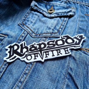 Rhapsody Of Fire | Italian Symphonic Power Metal Band | Luca Turilli | Alex Staropoli | Embroidered Patch Badge Applique Iron on | Trendy | DIY | Decorative | Collectible