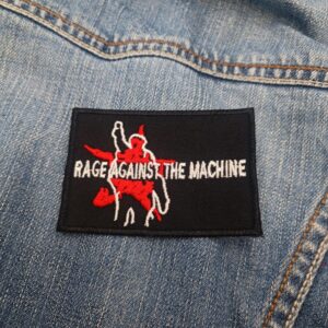 Rage Against The Machine Protest Silhouette Patch – Iron-On