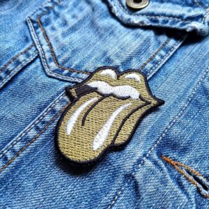 The Rolling Stones | English Rock Band |  Mick Jagger | Keith Richards | Embroidered Patch Badge Applique Iron on | Trendy | DIY | Decorative | Collectible