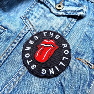 The Rolling Stones | English Rock Band |  Mick Jagger | Keith Richards | Embroidered Patch Badge Applique Iron on | Trendy | DIY | Decorative | Collectible