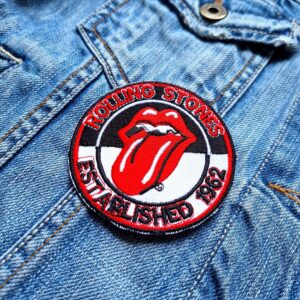 The Rolling Stones | English Rock Band |  Mick Jagger | Keith Richards | Embroidered Patch Badge Applique Iron on | Trendy | DIY | Decorative | Collectible