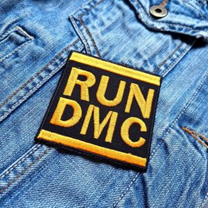 Run-D.M.C. | DMC | American Hip Hop Group | Rap Rock | Embroidered Patch Badge Applique Iron on | Trendy | DIY | Decorative | Collectible