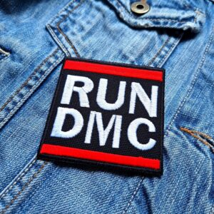 Run-D.M.C. | DMC | American Hip Hop Group | Rap Rock | Embroidered Patch Badge Applique Iron on | Trendy | DIY | Decorative | Collectible