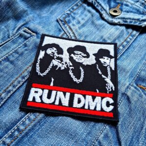 Run-D.M.C. | DMC | American Hip Hop Group | Rap Rock | Embroidered Patch Badge Applique Iron on | Trendy | DIY | Decorative | Collectible