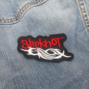 Slipknot Tribal Flame Logo Patch Iron-On