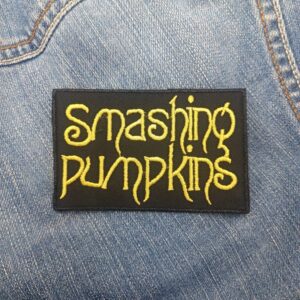 Smashing Pumpkins Gothic Font Logo Patch Iron-On