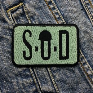 Stormtroopers Of Death | Sod | American Crossover Thrash Band | ‎Bigger than the Devil | Embroidered Patch Badge Applique Iron on | Trendy | DIY | Decorative | Collectible