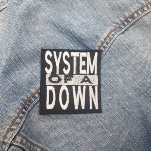 System of a Down Bold Block Logo Patch Iron-On