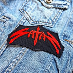 Satan | English Heavy Metal Band | Proto-Thrash/Speed Metal | Embroidered Patch Badge Applique Iron on | Trendy | DIY | Decorative | Collectible
