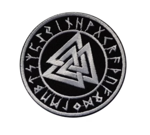 Walknut Symbol | Embroidered Patch Badge Applique Iron on | Trendy | DIY | Decorative | Collectible