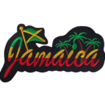 Jamaica Reggae | Embroidered Patch Badge Applique Iron on | Trendy | DIY | Decorative | Collectible