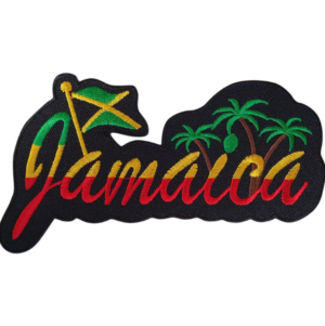 Jamaica Reggae | Embroidered Patch Badge Applique Iron on | Trendy | DIY | Decorative | Collectible