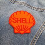 Shell Bold Logo Patch – Iron-On