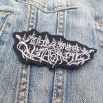 Slaughter to Prevail Dripping Logo Patch (Gray/Black) Iron-On