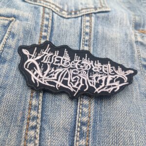 Slaughter to Prevail Dripping Logo Patch (Gray/Black) Iron-On