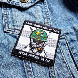 Stormtroopers Of Death | Sod | American Crossover Thrash Band | ‎Bigger than the Devil | Embroidered Patch Badge Applique Iron on | Trendy | DIY | Decorative | Collectible
