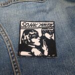 Sonic Youth Black & White Graphic Patch – Iron-On