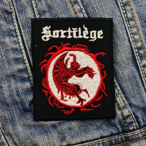 Sortilege | French Heavy Metal Band | Metal School | Christian Augustin | Embroidered Patch Badge Applique Iron on | Trendy | DIY | Decorative | Collectible
