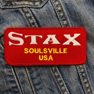 Stax | 7 Piece Funk And Soul Party Band | Embroidered Patch Badge Applique Iron on | Trendy | DIY | Decorative | Collectible