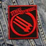 Strike Anywhere | American Punk Rock Band | Thomas Barnett's | Melodic hardcore | Embroidered Patch Badge Applique Iron on | Trendy | DIY | Decorative | Collectible