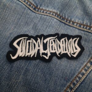 Suicidal Tendencies White Logo Patch – Iron-On