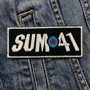 Sum 41 | Canadian Rock Band | Deryck Whibley | Frank Zummo | Embroidered Patch Badge Applique Iron on | Trendy | DIY | Decorative | Collectible