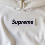 Supreme Text Logo Patch – Iron-On