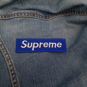 Supreme Blue Box Logo Patch – Iron-On