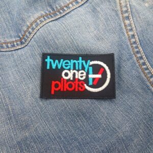 Twenty One Pilots Multicolor Logo Patch Iron-On