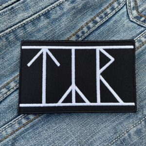 Týr | Tyr | Faroese Folk Metal Band | Viking Lore | Mythology | History | Embroidered Patch Badge Applique Iron on | Trendy | DIY | Decorative | Collectible