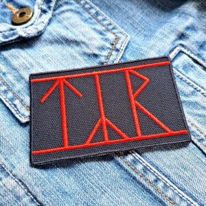 Týr | Tyr | Faroese Folk Metal Band | Viking Lore | Mythology | History | Embroidered Patch Badge Applique Iron on | Trendy | DIY | Decorative | Collectible