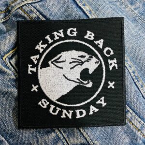 Taking Back Sunday | American Rock Band | Eddie Reyes | Jesse Lacey | Embroidered Patch Badge Applique Iron on | Trendy | DIY | Decorative | Collectible