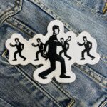 Talking Heads | American Rock Band | David Byrne | Psycho Killer | Embroidered Patch Badge Applique Iron on | Trendy | DIY | Decorative | Collectible