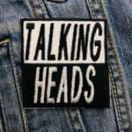 Talking Heads | American Rock Band | David Byrne | Psycho Killer | Embroidered Patch Badge Applique Iron on | Trendy | DIY | Decorative | Collectible