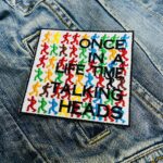 Talking Heads | American Rock Band | David Byrne | Psycho Killer | Embroidered Patch Badge Applique Iron on | Trendy | DIY | Decorative | Collectible