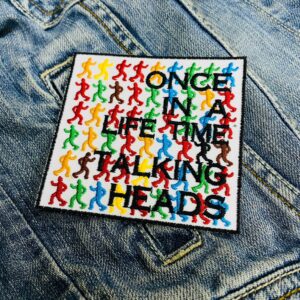 Talking Heads | American Rock Band | David Byrne | Psycho Killer | Embroidered Patch Badge Applique Iron on | Trendy | DIY | Decorative | Collectible