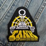 Tank | English Heavy Metal Band | Algy Ward | The Damned | Embroidered Patch Badge Applique Iron on | Trendy | DIY | Decorative | Collectible
