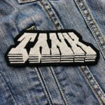 Tank | English Heavy Metal Band | Algy Ward | The Damned | Embroidered Patch Badge Applique Iron on | Trendy | DIY | Decorative | Collectible