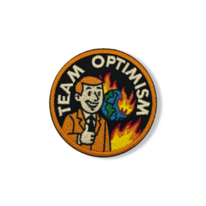 Team Optimism Patch – 3" Embroidered Hook & Loop Morale Patch