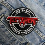 Testament Official Game Puck Patch Iron-On