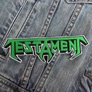 Testament Green Logo Patch Iron-On
