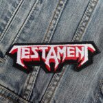 Testament Classic Red Logo Patch Iron-On