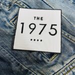 The 1975 White Square Logo Patch – Iron-On