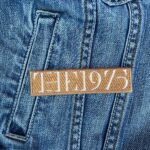 The 1975 Logo Slim Brown Patch – Iron-On