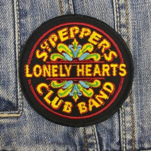 The Beatles | British Rock Band | John Lennon | Embroidered Patch Badge Applique Iron on | Trendy | DIY | Decorative | Collectible